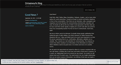 Desktop Screenshot of drmansoul.wordpress.com