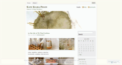 Desktop Screenshot of katekearapelen.wordpress.com