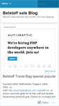 Mobile Screenshot of belstaffsale.wordpress.com