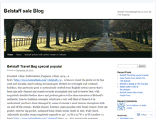 Tablet Screenshot of belstaffsale.wordpress.com