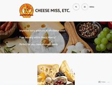Tablet Screenshot of cheesemissetc.wordpress.com