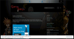 Desktop Screenshot of gamesaints.wordpress.com