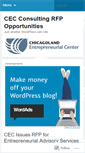 Mobile Screenshot of cecconsulting.wordpress.com