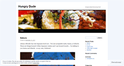 Desktop Screenshot of hungrydude.wordpress.com