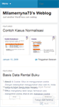 Mobile Screenshot of milamerryna73.wordpress.com
