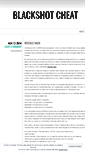 Mobile Screenshot of blackshotcheat.wordpress.com