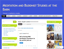 Tablet Screenshot of barnmeditation.wordpress.com