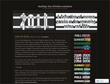 Tablet Screenshot of chartfag.wordpress.com