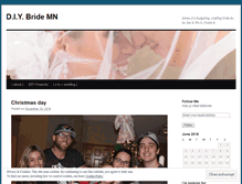 Tablet Screenshot of diybridemn.wordpress.com