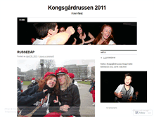 Tablet Screenshot of kongsgaardruss.wordpress.com