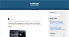 Desktop Screenshot of deviphonehelp.wordpress.com