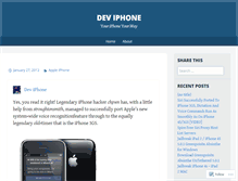 Tablet Screenshot of deviphonehelp.wordpress.com