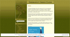 Desktop Screenshot of emergencygreenclinic.wordpress.com