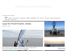 Tablet Screenshot of north2northcycletour.wordpress.com
