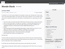 Tablet Screenshot of moralecheck.wordpress.com