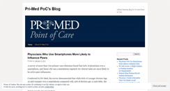 Desktop Screenshot of primedpoc.wordpress.com