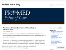 Tablet Screenshot of primedpoc.wordpress.com