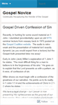 Mobile Screenshot of gospelnovice.wordpress.com