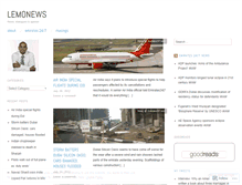 Tablet Screenshot of lemonews.wordpress.com