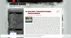 Desktop Screenshot of formasibogor.wordpress.com