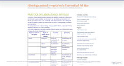 Desktop Screenshot of histologiaparabiologos.wordpress.com