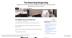 Desktop Screenshot of dutchdogdesign.wordpress.com