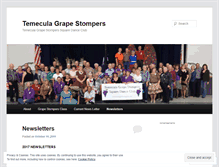 Tablet Screenshot of grapestomperssd.wordpress.com
