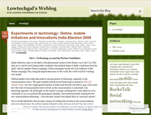 Tablet Screenshot of lowtechgal.wordpress.com