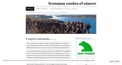 Desktop Screenshot of ironmancontraelcancer.wordpress.com