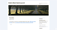 Desktop Screenshot of andrealbertsaintlaurent.wordpress.com