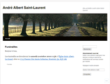Tablet Screenshot of andrealbertsaintlaurent.wordpress.com