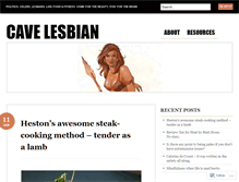 Tablet Screenshot of cavelesbian.wordpress.com