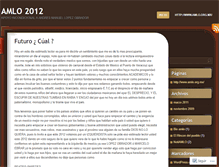 Tablet Screenshot of amlo2012.wordpress.com