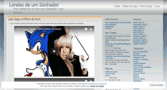Desktop Screenshot of lendariosonhador.wordpress.com