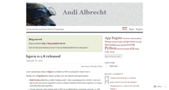 Desktop Screenshot of andialbrecht.wordpress.com