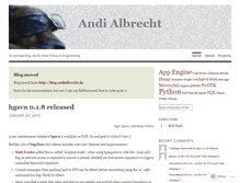 Tablet Screenshot of andialbrecht.wordpress.com