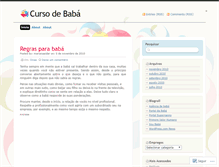 Tablet Screenshot of cursodebaba.wordpress.com