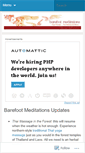 Mobile Screenshot of barefootmeditations.wordpress.com