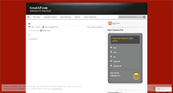 Desktop Screenshot of greatap.wordpress.com