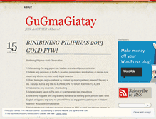 Tablet Screenshot of gugmagiatay.wordpress.com