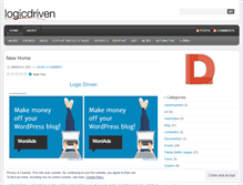 Tablet Screenshot of logicdriven.wordpress.com