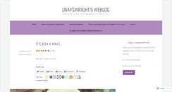 Desktop Screenshot of lwayswright.wordpress.com