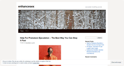 Desktop Screenshot of enhancesex.wordpress.com