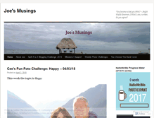 Tablet Screenshot of joeowensblog.wordpress.com
