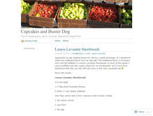 Tablet Screenshot of cupcakesandbusterdog.wordpress.com