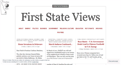 Desktop Screenshot of firststatenews.wordpress.com