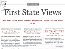 Tablet Screenshot of firststatenews.wordpress.com