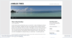 Desktop Screenshot of jamblestimes.wordpress.com