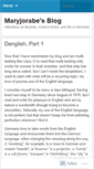 Mobile Screenshot of maryjorabe.wordpress.com