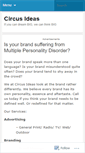 Mobile Screenshot of circusideas.wordpress.com